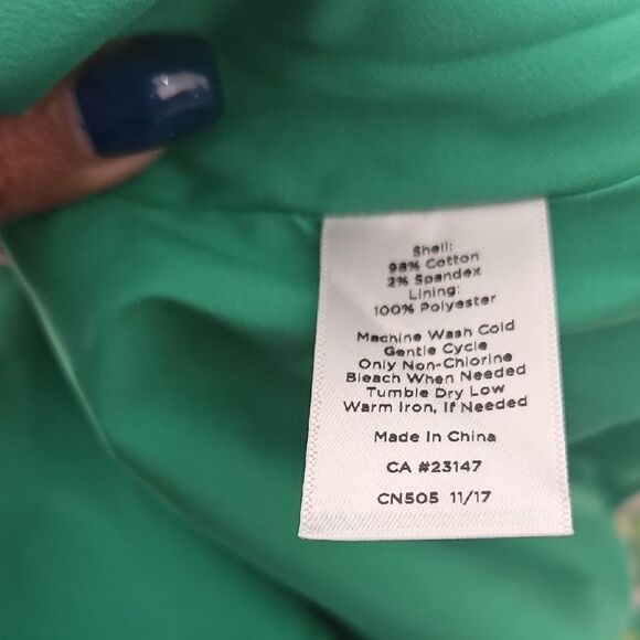 Floral Green Sleeveless Dress - Picture 7 of 16